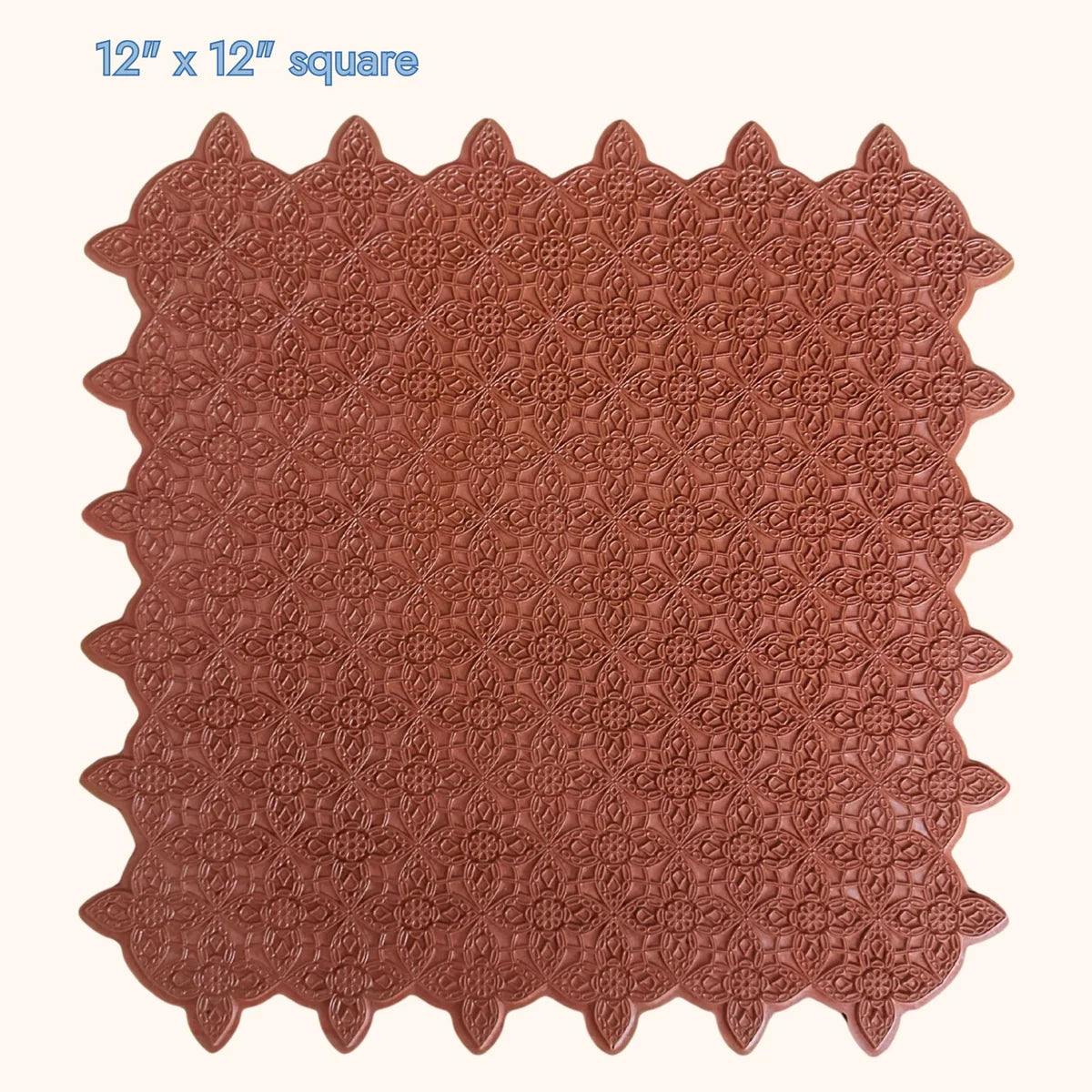 12" x 12" - Petal Prism - Mandala Texture Mat