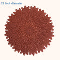 12" - Solar Radiance - Mandala Texture Mat
