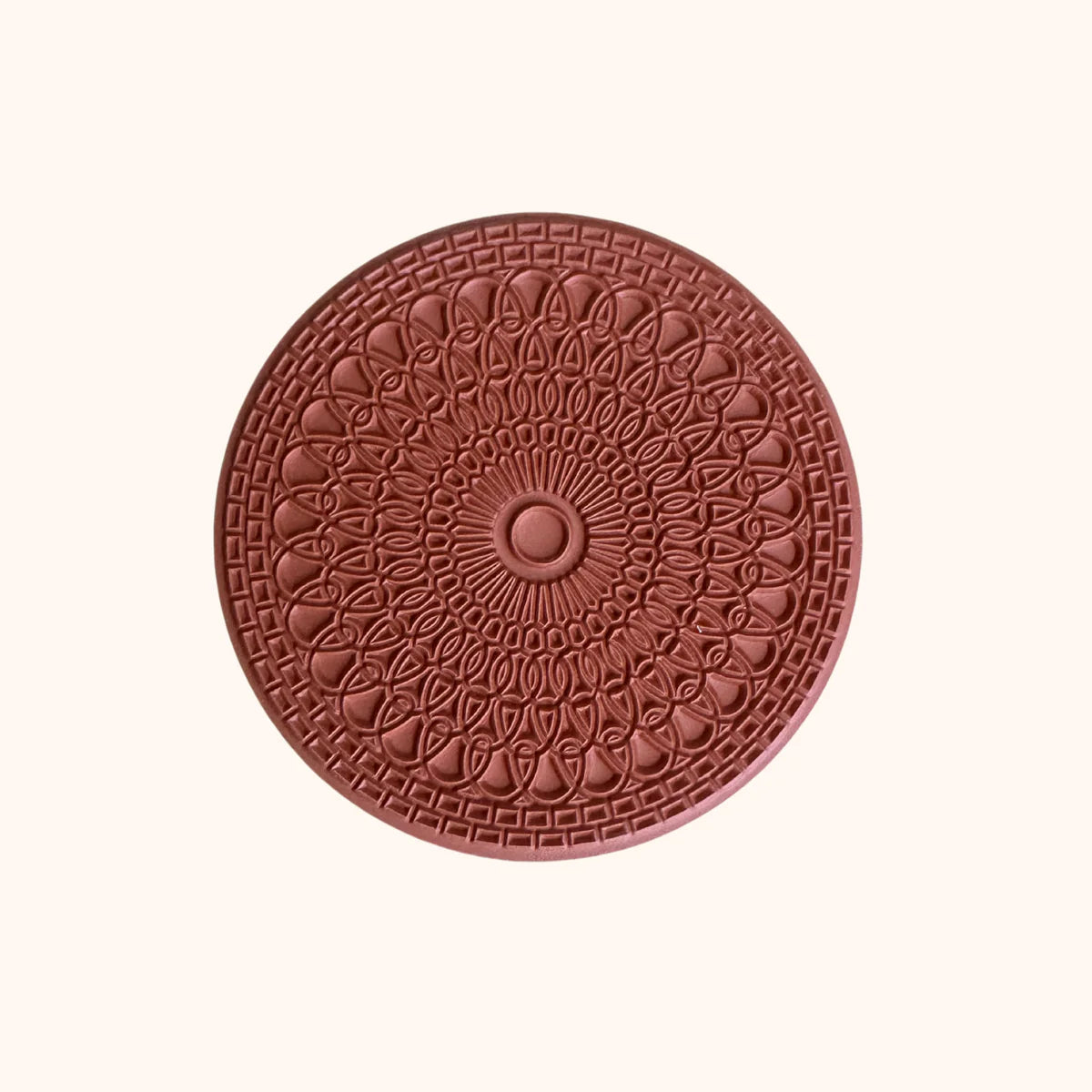 4.25" - Serenity Spiral Mandala Texture Mat