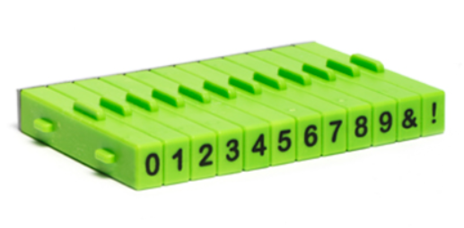 Attachable Numbers Stamp Set 12 pcs