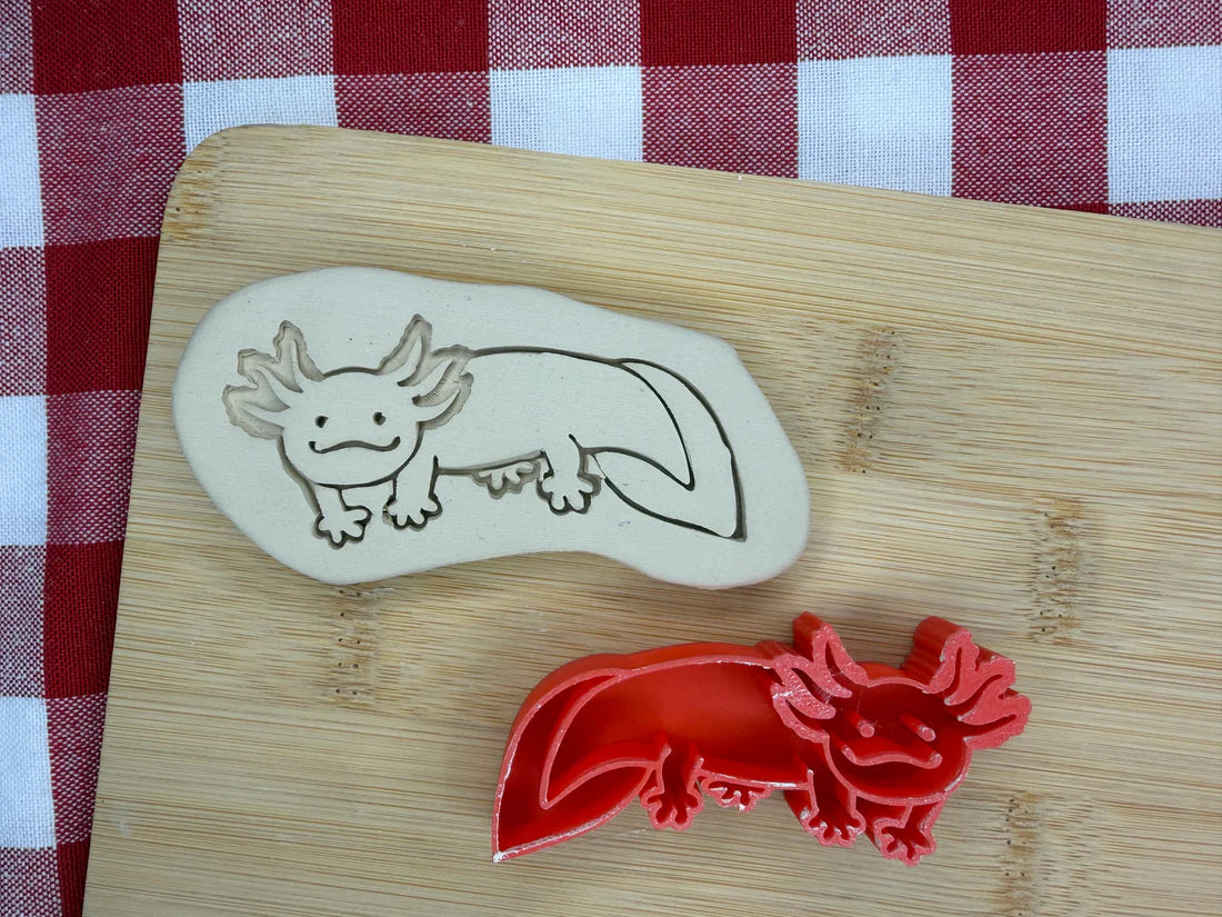 Axolotl Pottery Stamp