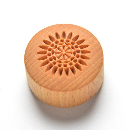 CT-005 Curve Top Stamp – Feather Mandala