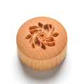 CT-008 Curve Top Stamp – Whirling Flower