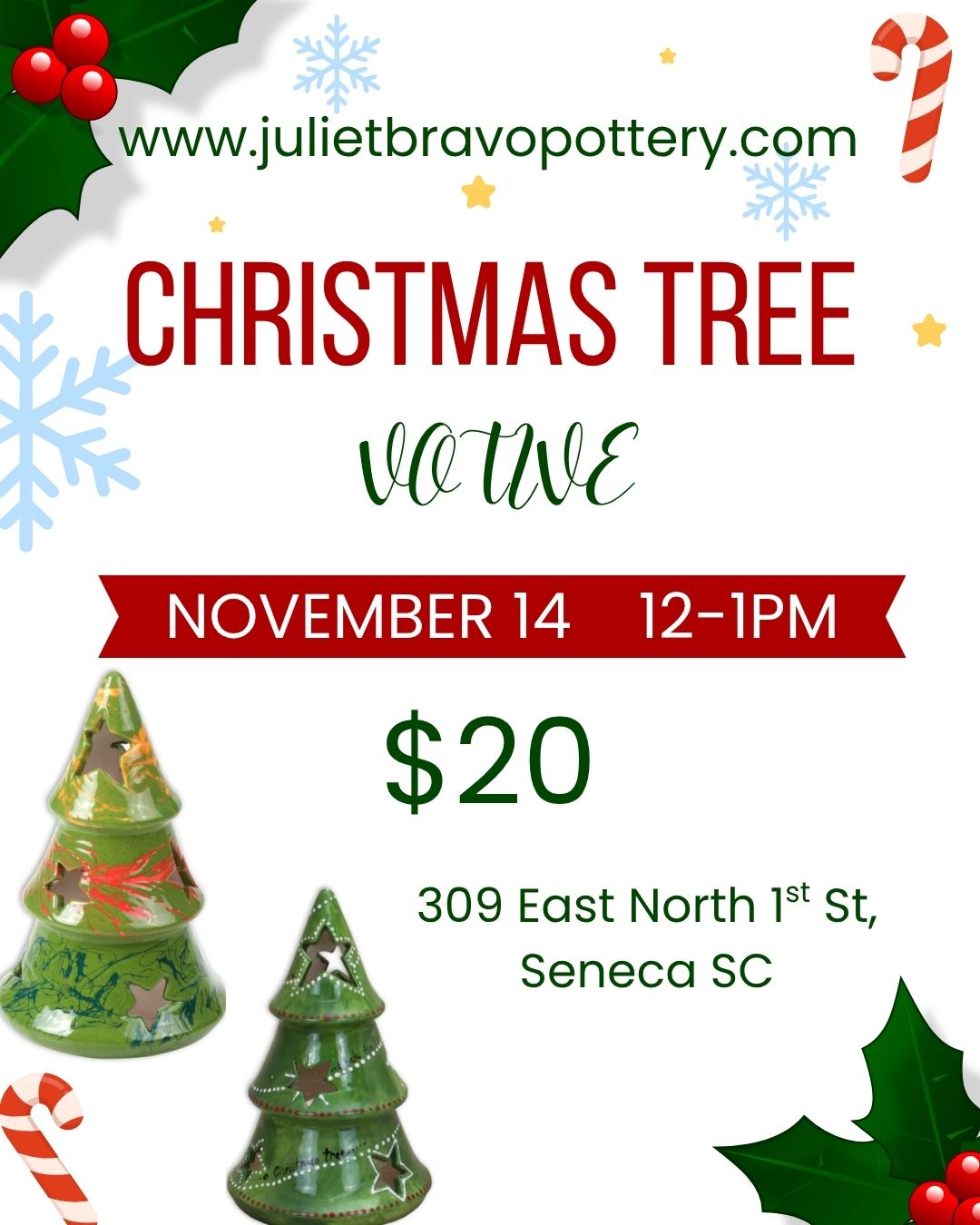 Tree Votive GLAZING Workshop