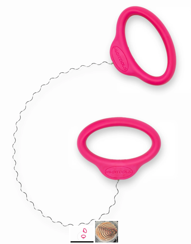 Curly Short Pink Mudwire