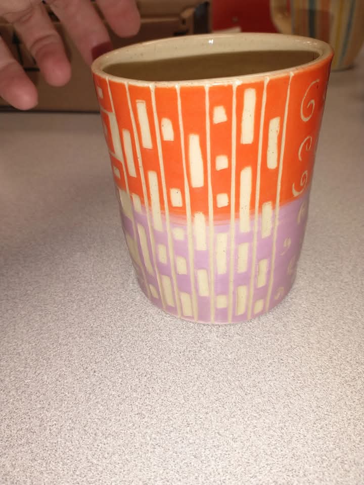Sgraffito (Carving) Cup/Tumbler