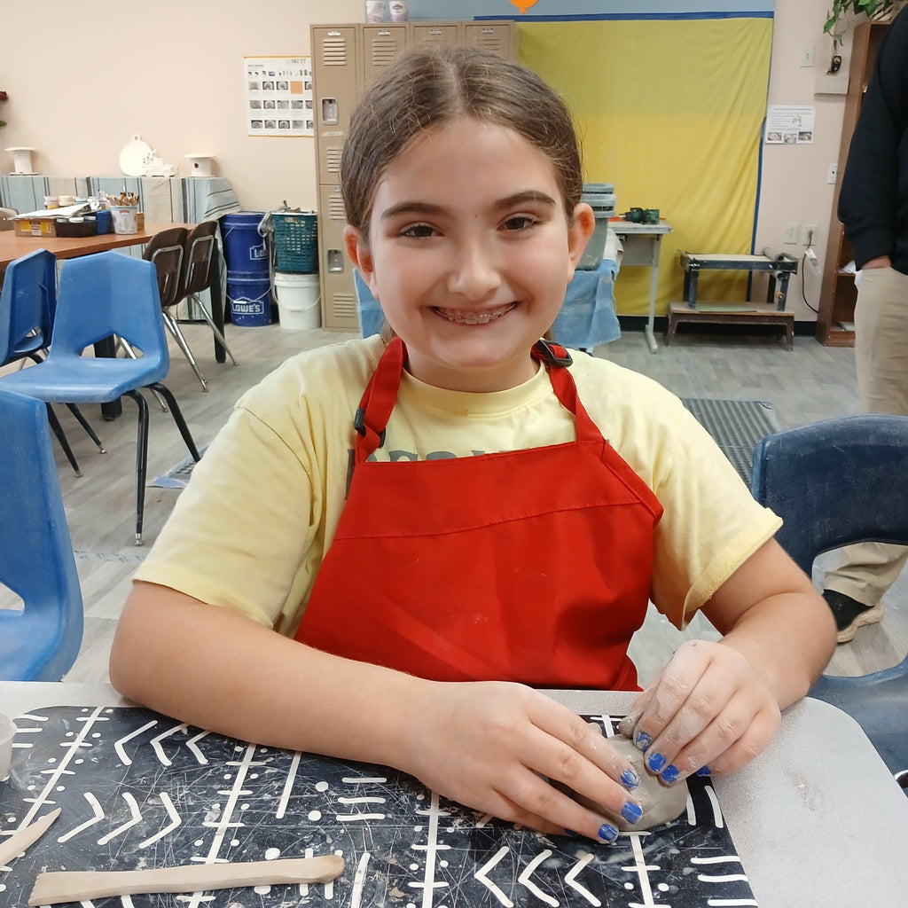Pottery Class JR (Single Sessions weekly, Ages 6-10)