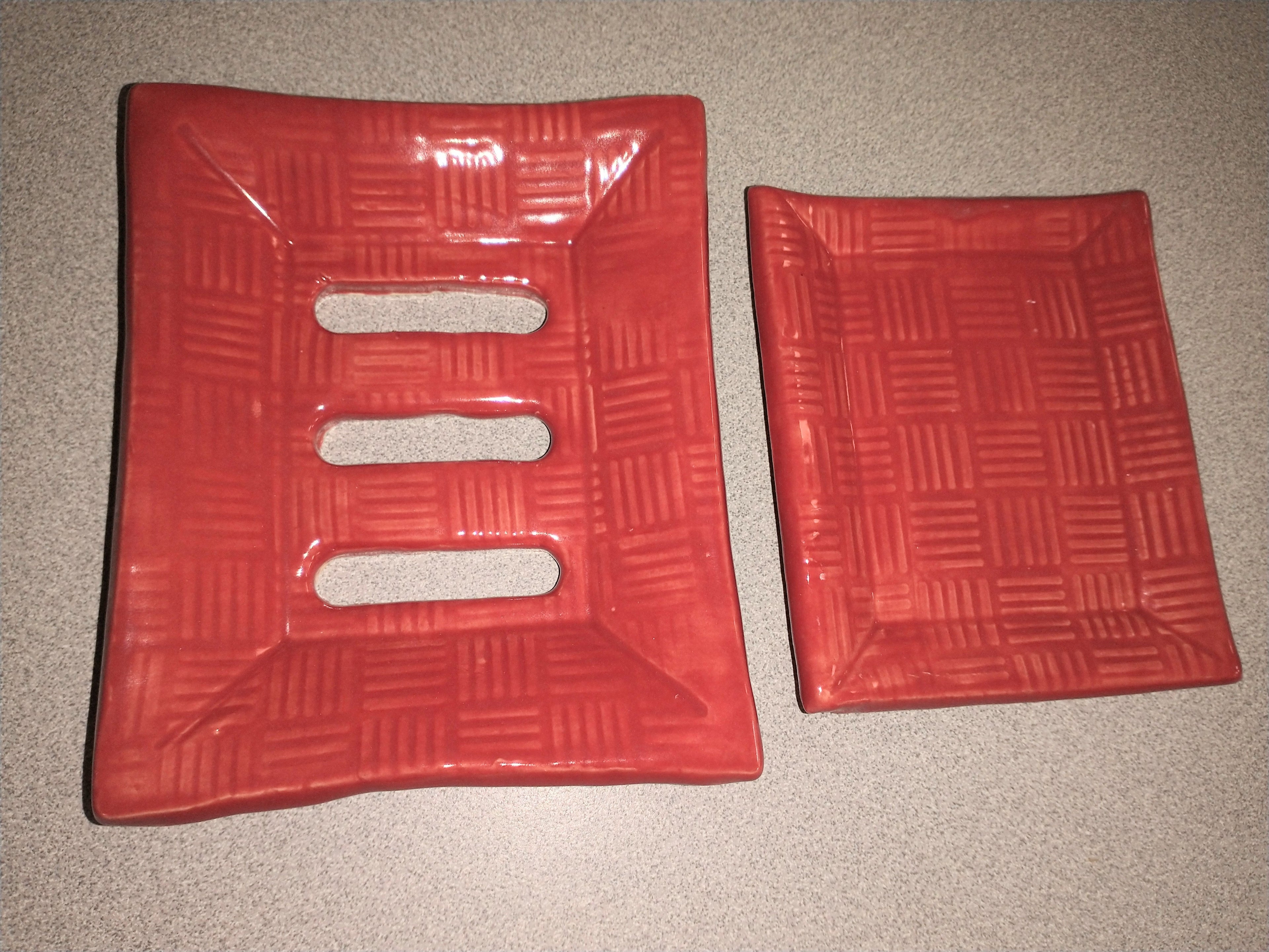 Soap Dish/ Sponge Tray (2 piece)