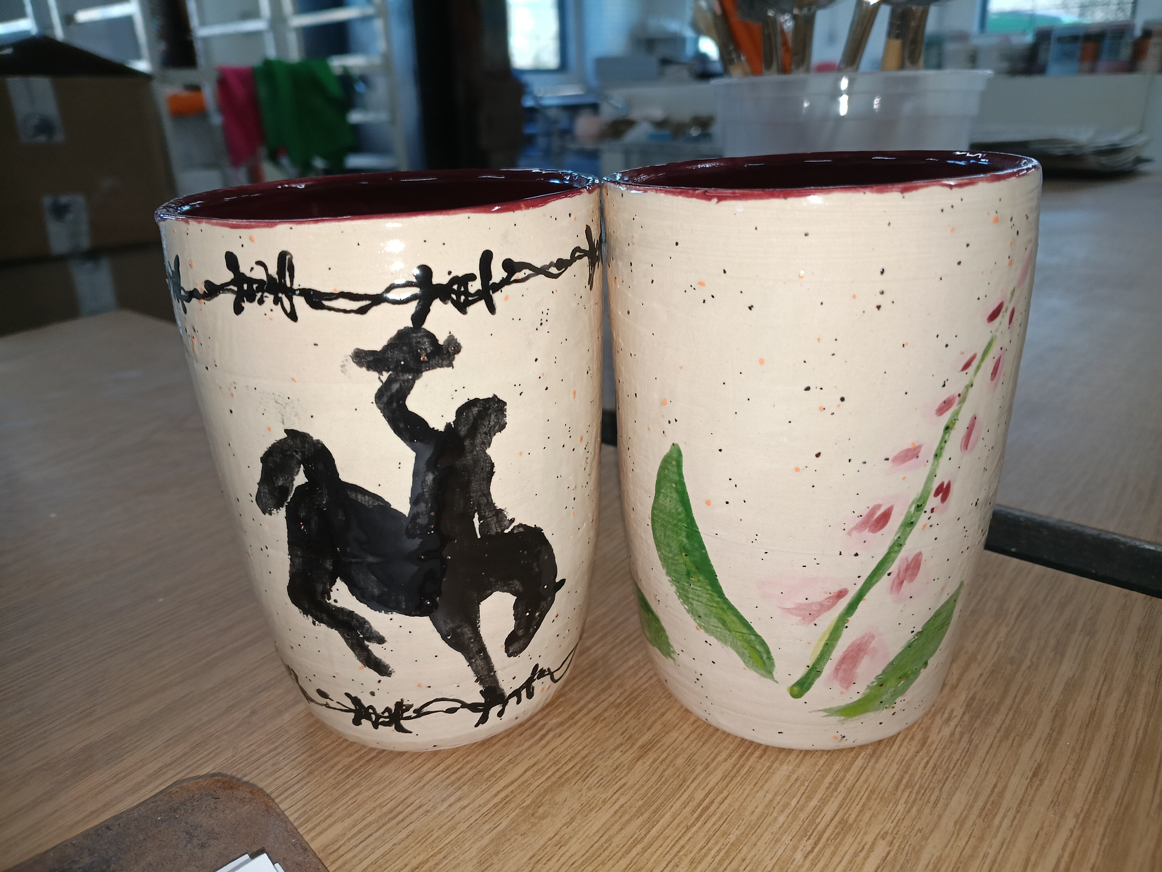 Stoneware Mug Building