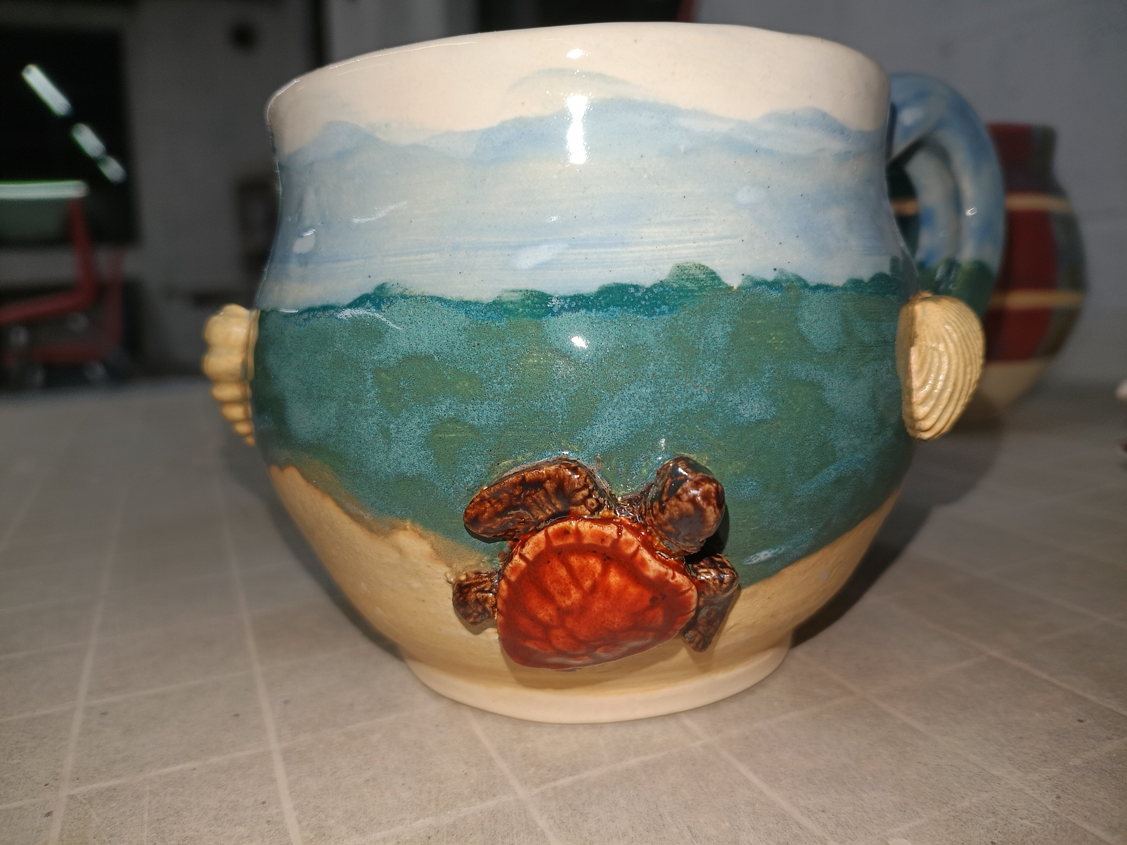 Stoneware Mug Building