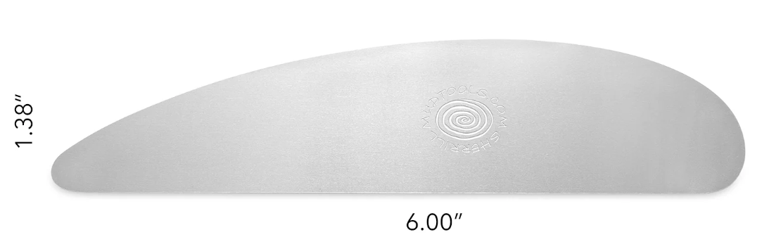 Long Scraper Stainless Rib