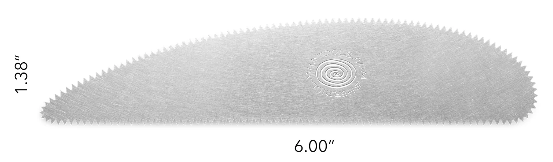 Long Scraper Stainless Rib