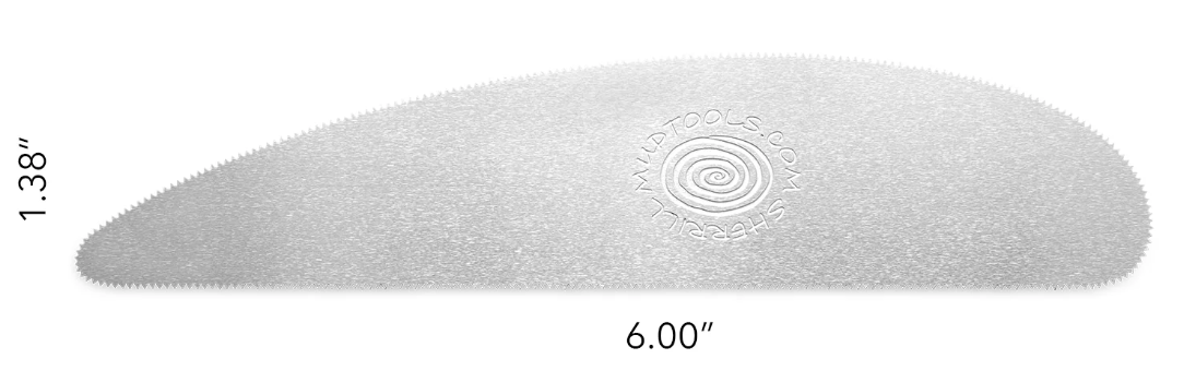 Long Scraper Stainless Rib