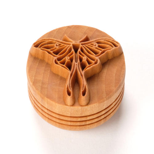 Scl-169 Large Round Stamp – Luna Moth