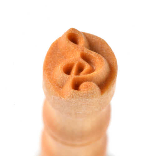 Smr-074 Mini Round Stamp – Treble Clef