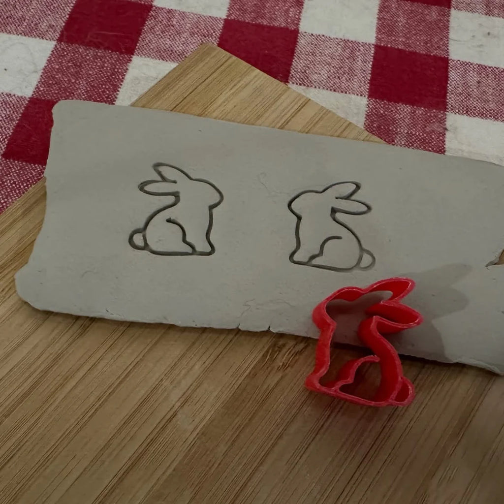 Mini Bunny Pottery Stamp