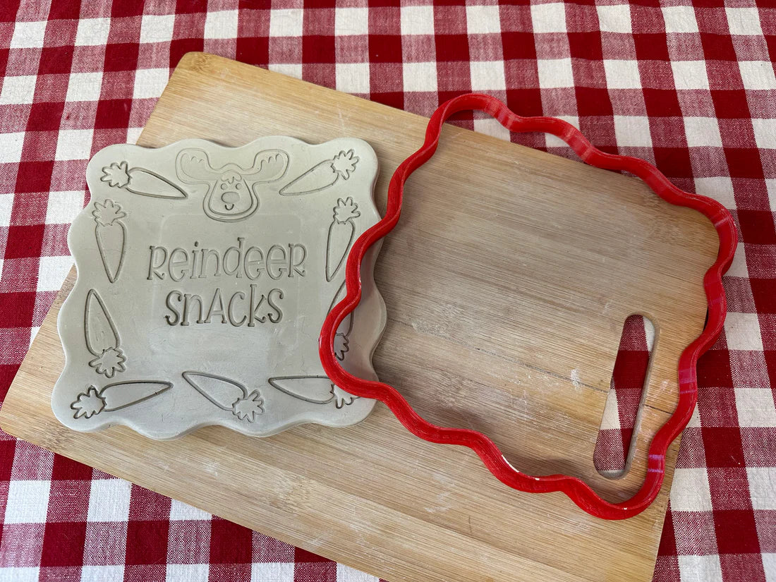 RD2 Wavy Square, Clay Cutter - For a square form with rounded corners, multiple sizes
