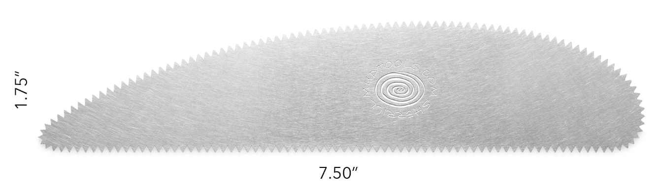 Extra Long Scraper Stainless Rib