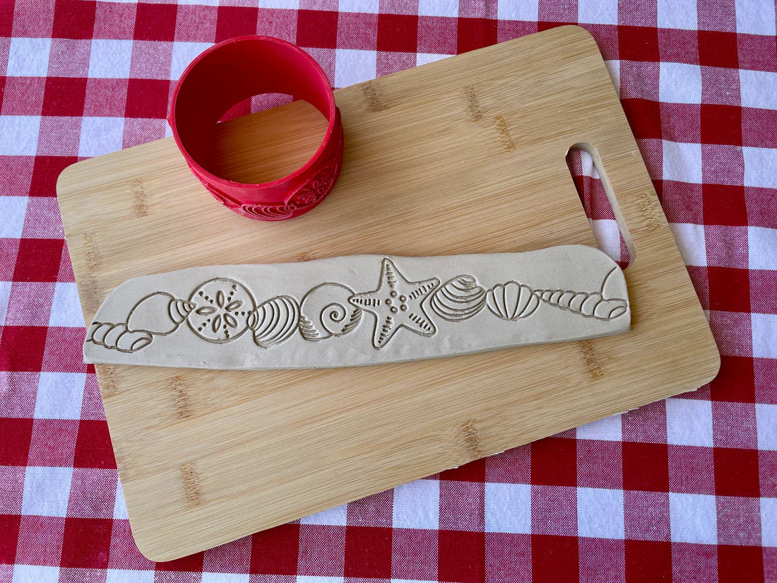 Seashells Pottery Roller