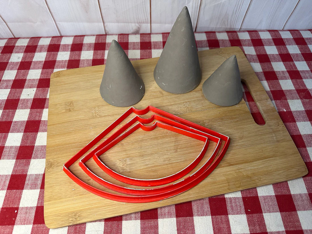 Short Cone Template, Clay Cutter
