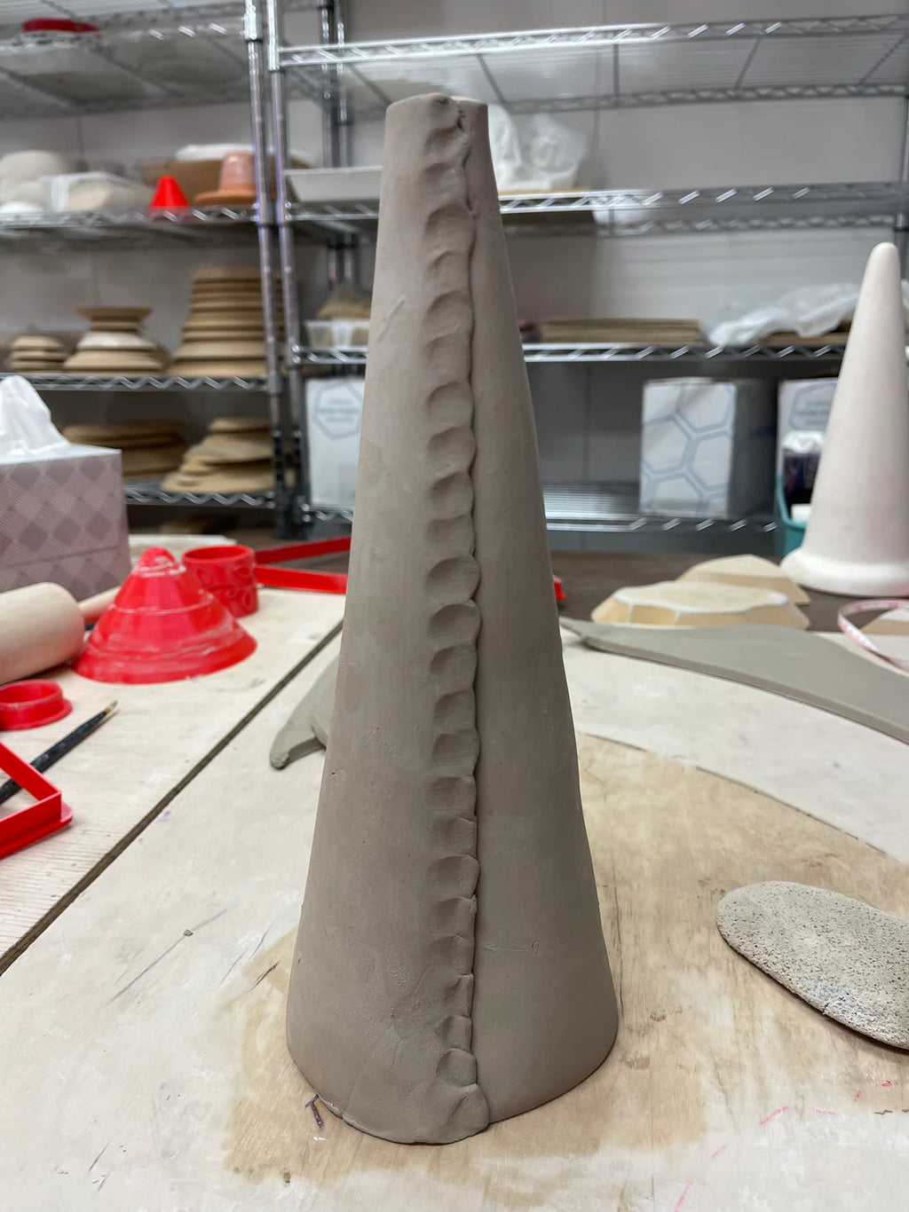 Short Cone Template, Clay Cutter