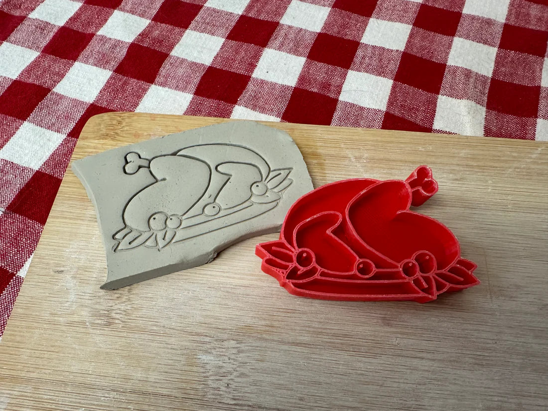 Thanksgiving Stamp Series - Turkey Dinner stamp