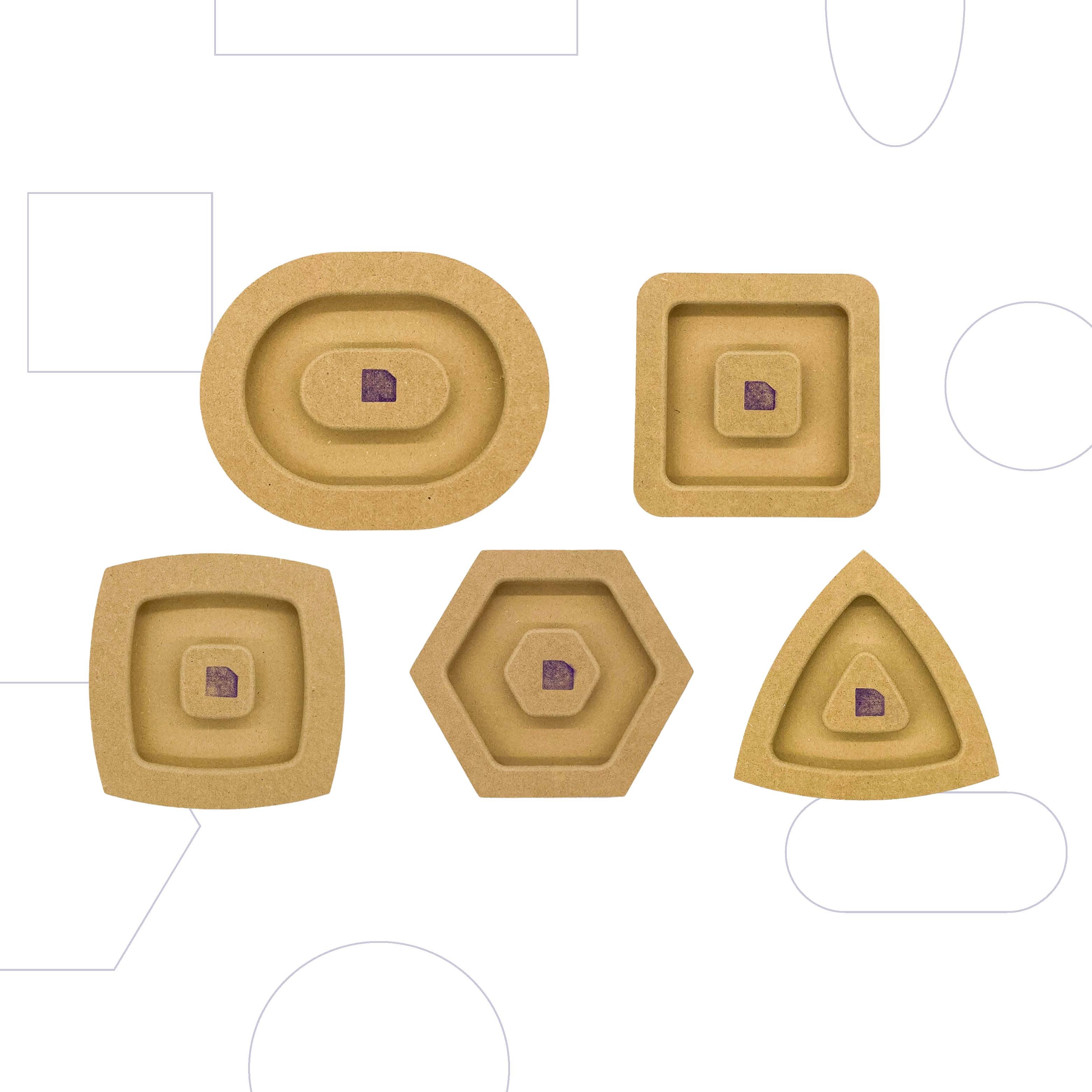 Wallie Starter Pack - 4" (5 piece)