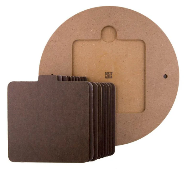 Bat Insert System-Master & 10 Square Inserts 6.5"