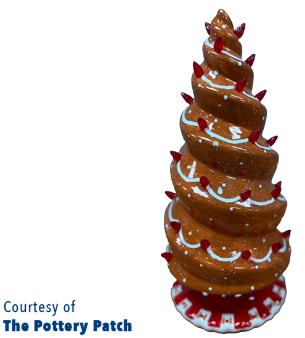 Christmas Tree (Spiral, Lighted) GLAZING Workshop