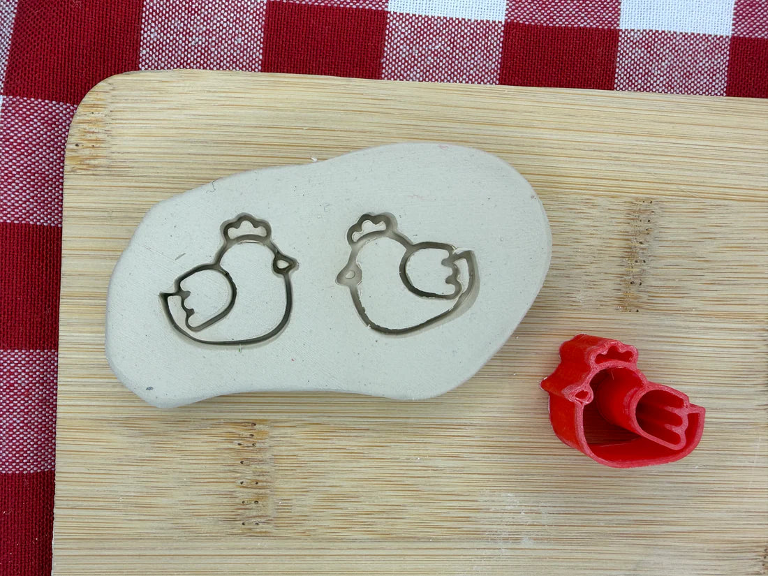 Mini Chicken Pottery Stamp