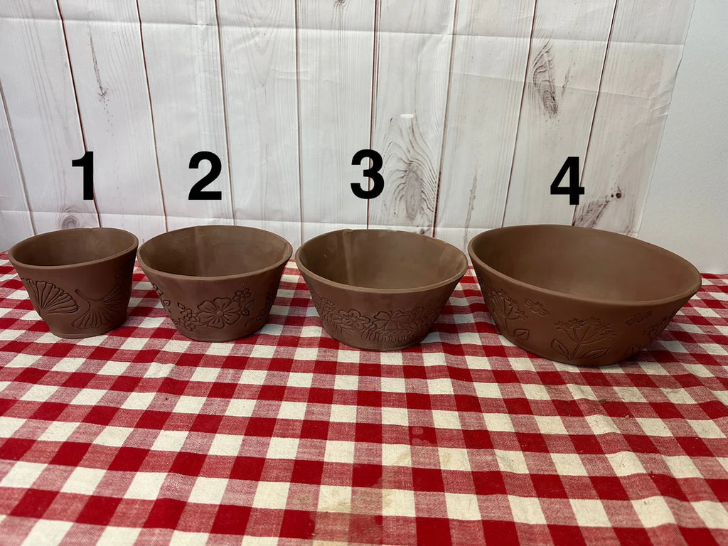 Nesting Bowls Template Clay Cutter, 3.75" tall