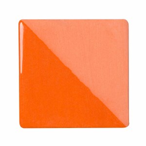 Orange underglaze