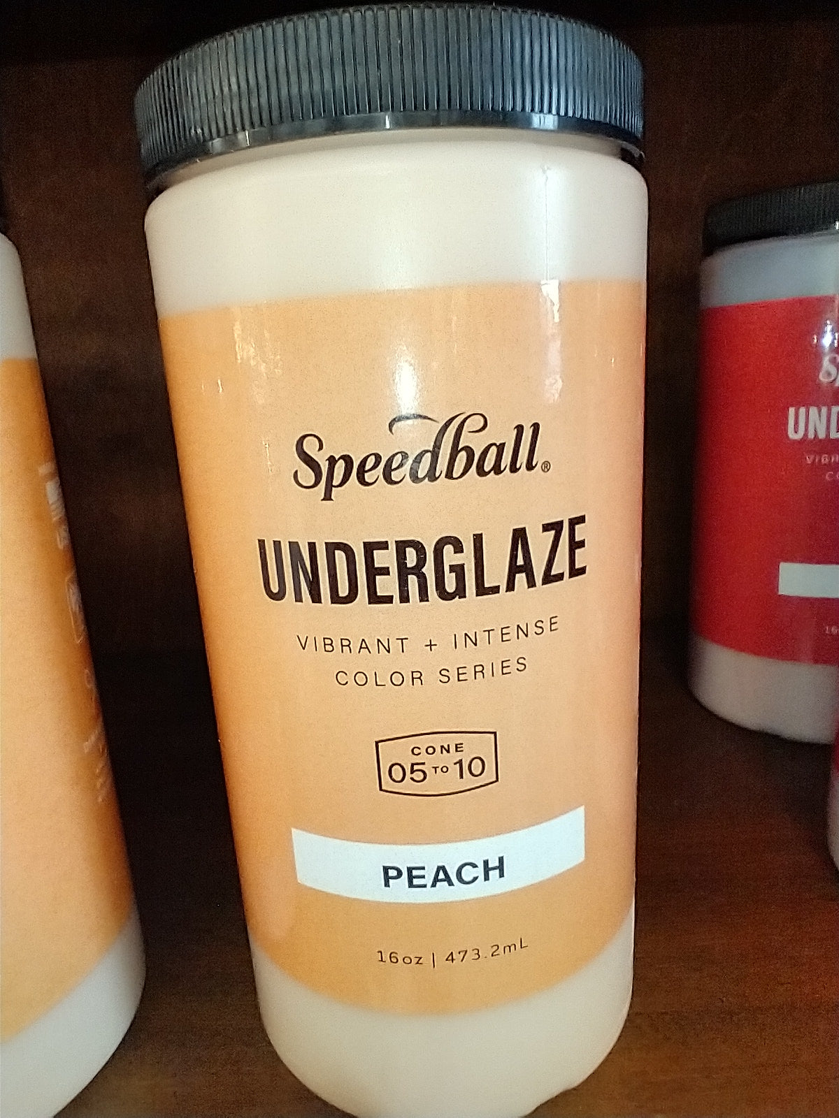 Peach underglaze