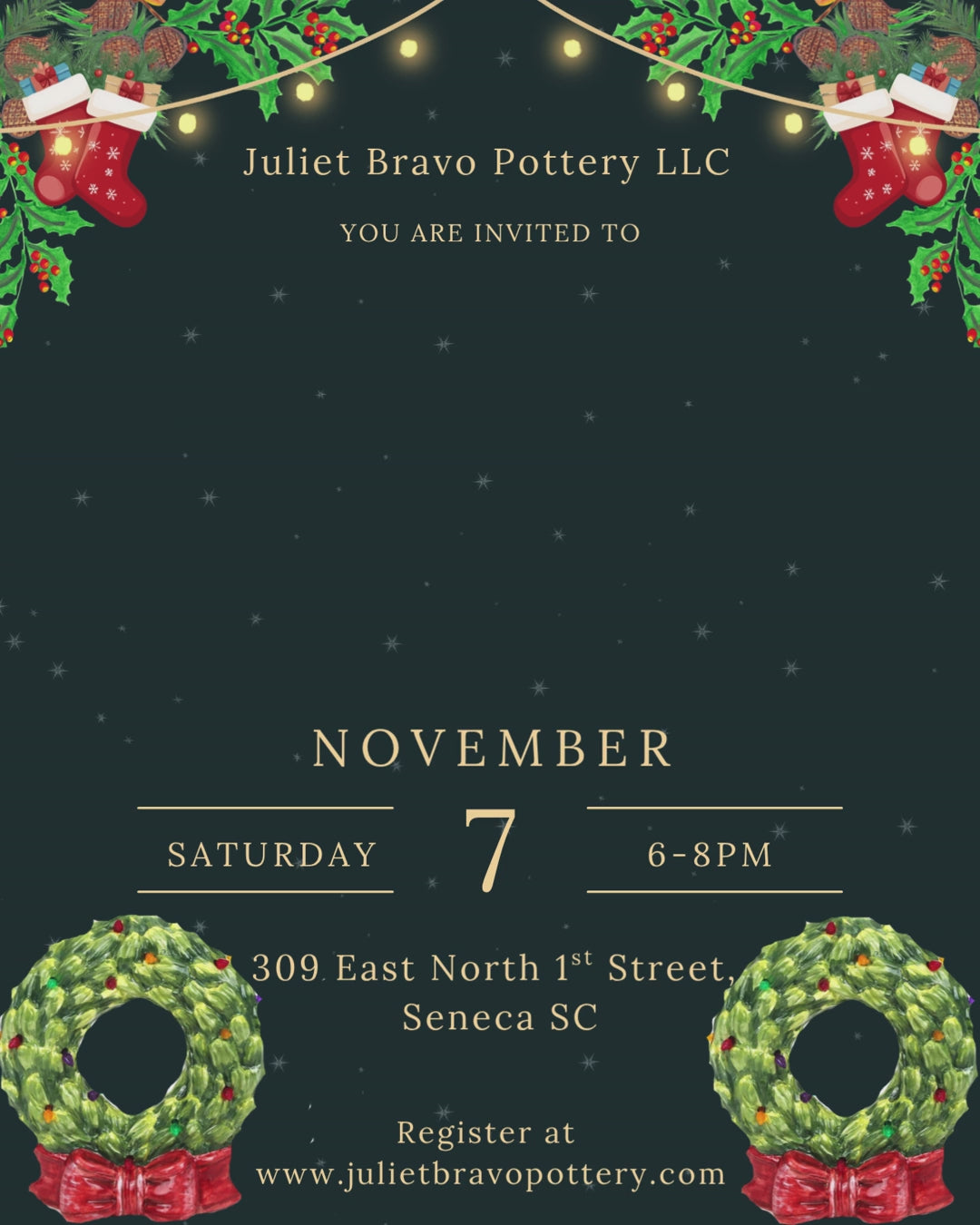 Christmas Wreath GLAZING Workshop
