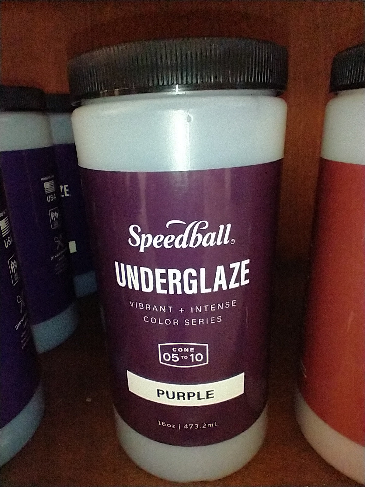 Purple underglaze