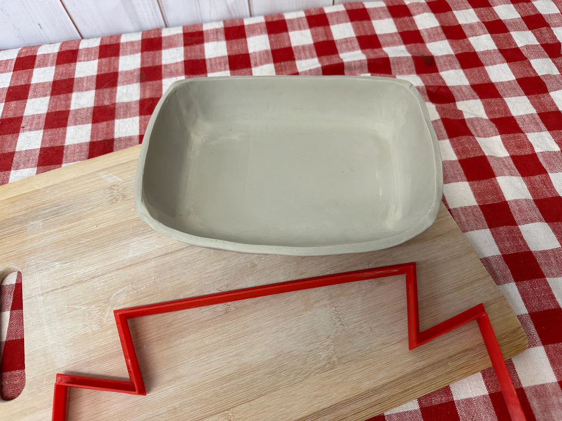 Rectangle Tray / Bowl Template Clay Cutter - stackable
