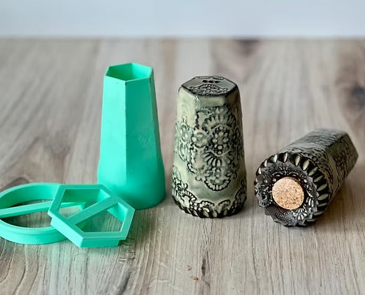 Salt & Pepper Faceted Jig - 6 sided combo with cutters