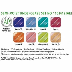 Semi-Moist Underglaze 110