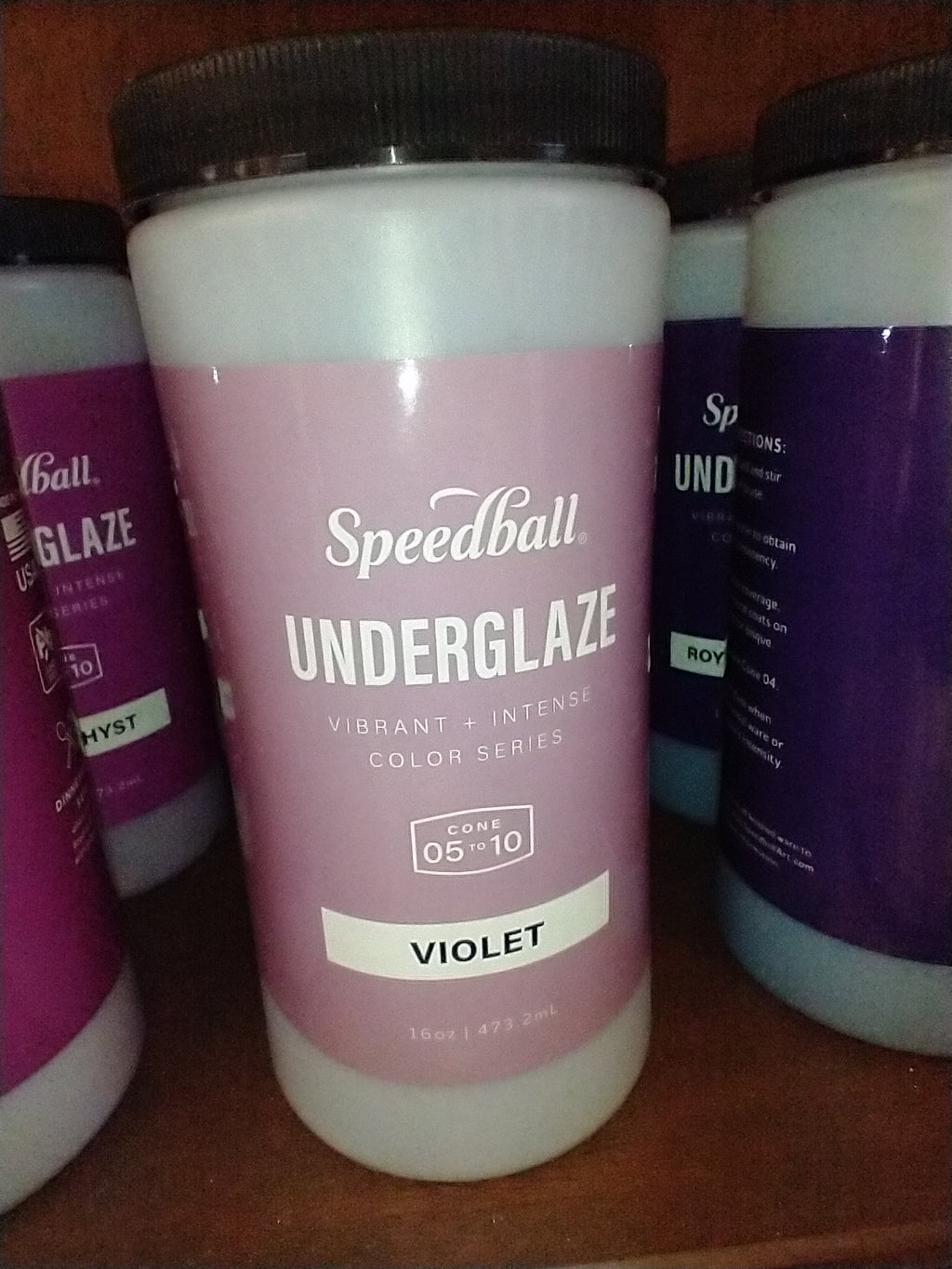 Violet underglaze