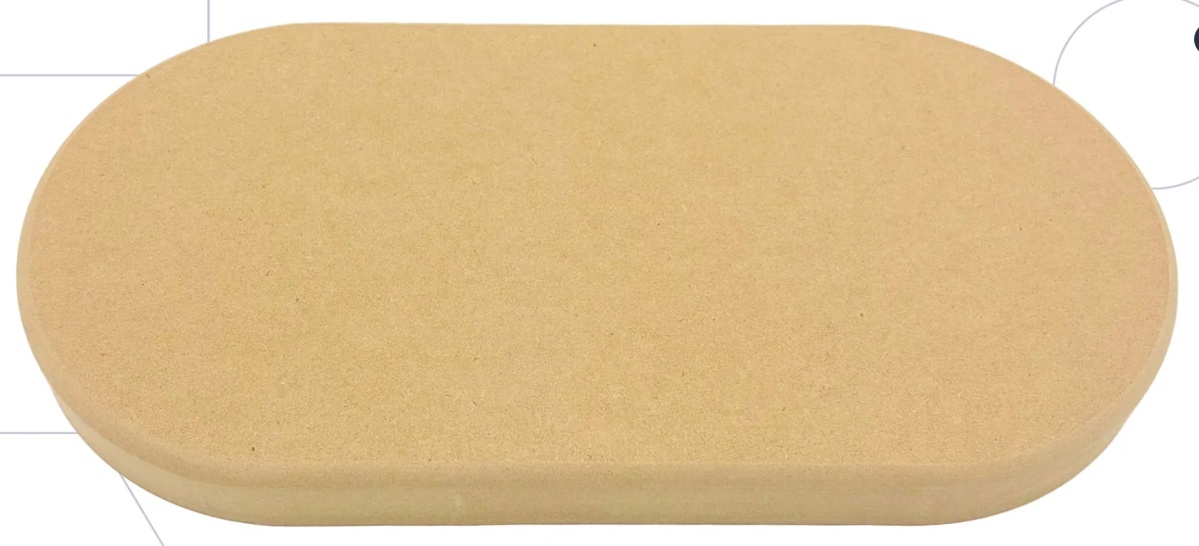 Wallie Rounded Rectangle 6"x12"